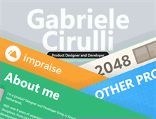 Tablet Screenshot of gabrielecirulli.com